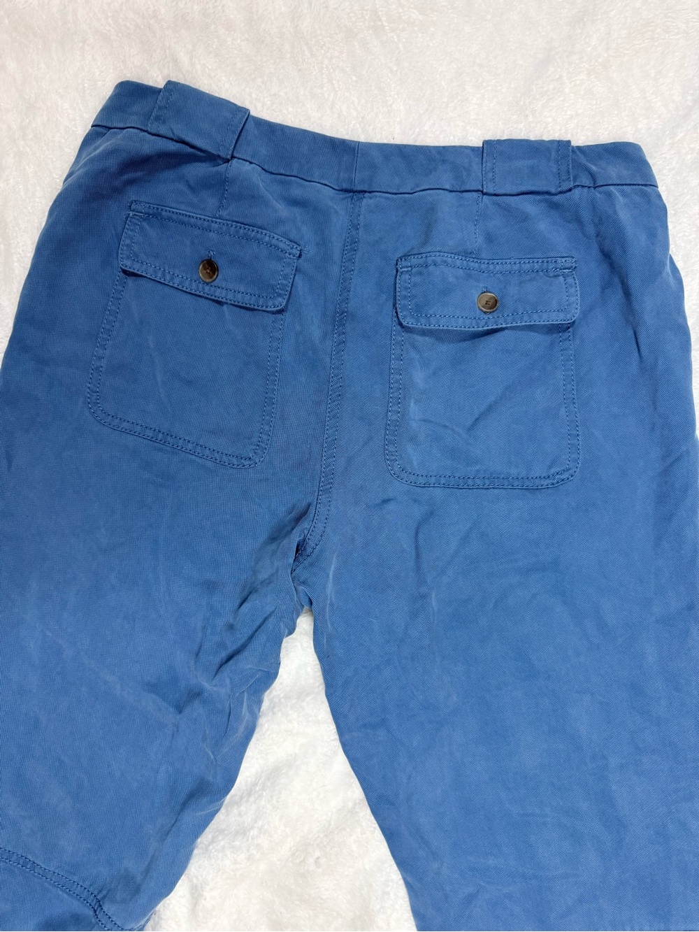 LOFT Royal Blue Utility Jogger Pants - Picture 6 of 6
